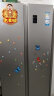 Leader海尔智家冰箱480升冰箱对开门双门变频风冷无霜家用电冰箱大容量超薄嵌入冰箱 BCD-480WLLSSD0C9 实拍图