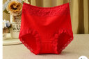 安优棉4条装本命年红色女士内裤女棉质面料高腰收腹中腰无痕三角裤马年 E盒（4条高腰） XL 【推荐120-135斤】 实拍图