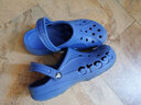 CROCS卡骆驰洞洞鞋贝雅男鞋女鞋轻便耐磨一脚蹬拖鞋休闲鞋|10126 青花瓷蓝-4JL 43 (270mm) 实拍图