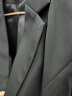 Gesaiya品牌小西装女2022年春秋冬季长袖职业装套装正式商务正装面试上班教师工作服 黑色西装外套 XL（110-120斤） 实拍图