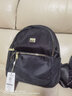 啄木鸟（TUCANO）新款简约轻便小背包尼龙牛津布双肩包女包百搭休闲大学生书包 黑色【BRYST68039】 实拍图