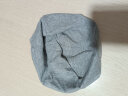 语木居欣睡觉专用无压感头套睡帽堆堆帽男女士空调防风光头帽子薄款包头帽 浅花灰 均码（54cm-62cm） 实拍图