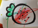 babycare儿童蜡笔可水性不脏手粘手安全画画涂鸦笔12色 实拍图