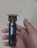 约克 理发器油头雕刻电推剪专业发廊理发店专用刻痕修边复古电推子剃光头理发神器家用迷你造型剃头刀 深蓝色+备用刀头+围布海绵 实拍图
