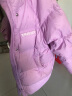 坦博尔儿童羽绒服男女中大童长款加厚连帽童装外套TC336703 番红色 130  晒单实拍图