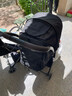 babynest双胞胎婴儿推车可坐可躺可拆分轻便折叠高景观新生儿童双人0-3岁 [酷炫黑+棉垫]*2[三代] 实拍图