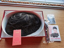 佰丝堂 假发 短发 女 中老年妈妈真发假发套真人发丝轻薄透气短卷发 真发仿肤递针 黑色 短发 25cm 可调节 实拍图