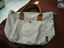 途尊（kingtrip）2025新款帆布包女日韩托特包女式时尚手提布包布艺包小布包女包休 灰色 实拍图