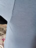 莫代尔棉秋衣秋裤套装男士60支面料舒适透气薄款青年男士保暖内衣套装男 镍灰（圆领） XXXL/185（推荐170-189斤） 实拍图