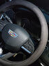 凯迪拉克方向盘套冬季xt5 xt4 xts ats ct5 ct6 xt6 ct4真皮超薄翻毛皮把套 凯迪拉克-高端翻毛皮【时尚黑】 实拍图