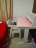 麒年轩 北欧实木书桌家用小户型办公桌学习桌简约书柜组合课桌小学生实木作业桌椅套装写字桌笔记本电脑桌子 粉色 1米书桌+书架+椅子 实拍图