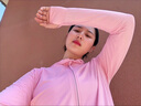 酷然（KORAMAN）户外防晒衣女冰丝长袖夏季防紫外线防晒服透气外套 升级款女粉色 M 实拍图