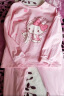 Hello Kitty女童内衣套装棉儿童保暖秋衣套装女棉秋衣秋裤家居服睡衣秋装 【春秋A款】粉色 55210 150cm 参考身高145-155 实拍图