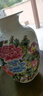 梓琦景德镇陶瓷插花工艺品家居装饰中式客厅装饰书房电视柜水培插花瓶 花开富冬瓜瓶+底座 实拍图