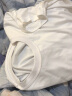 马克华菲白色t恤男短袖夏季全棉纯色打底小白T纯棉新疆棉男装春夏衣服 白色 170/M-棉68.8%，聚酯纤维31.2% 实拍图
