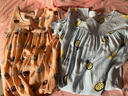 兰威费雷(200斤内可穿)睡衣女夏季棉绸加肥长款睡裙女大码家居服孕妇 RM菠萝蓝色 XL （115-120斤） 实拍图