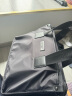 罗梅达尔 商务公文包男手提包休闲包男士出差手拎包时尚简约单肩包电脑包 黑色中号 实拍图