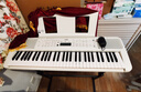 雅马哈（YAMAHA）弹唱琴EZ310自动挡智能钢琴61键发光琴键升级款白色+Z架+全套礼包 实拍图