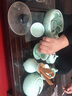 承韵尚樽（VHUNSZON）景德镇手绘功夫茶具套装青瓷整套荷花盖碗杯子客厅办公高档送礼 梅子青手绘全家福+礼盒包装 21件 实拍图