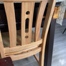 岳虎 免安装整装全实木椅子家用靠背椅餐厅简约饭店木椅子实木餐椅 08款原木色(不用安装，整装发货) 全实木款 实拍图