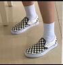 VANS范斯官方 经典款Slip-On黑白棋盘格经典一脚蹬鞋帆布鞋低帮 黑白棋盘格 44.5 实拍图
