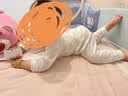 拉比（Labi Baby）童装儿童内衣套装男女宝宝25四季抑菌家居服睡衣打底春季 肩开（2套装）白色+淡黄 73 实拍图