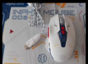 英菲克（INPHIC）W9游戏有线鼠标电竞机械宏静音人体工学适用于惠普华硕笔记本电脑新升级蓝白机甲风 有声按键有线鼠标W9P【打游戏玩家推荐】送鼠标垫 实拍图