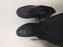 强人商务皮鞋男软面软底羊皮通勤皮鞋透气休闲男鞋 JDA351339 黑色 38 实拍图