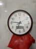 北极星（POLARIS）钟表挂钟客厅2024新款家用靜音日本进口机芯新中式石英时钟表挂墙 木纹(日历款)-日本精.工机芯 14英寸 （直径34厘米） 晒单实拍图