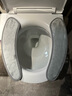 家の物语（KATEI STORY）日本马桶垫四季通用马桶坐垫厕所坐垫加厚防水秋冬马桶贴可水洗 加厚包边灰色 实拍图