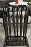 藤印象带锁雨伞架酒店大堂商用挂伞架子门口银行公司通用收纳定制便民伞 6头伞架+6把23寸单人伞（弯柄） 实拍图
