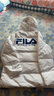 斐乐（FILA） 羽绒服男装冬季保暖连帽运动休闲长袖加厚外套开衫男装上衣 标准白-WT L 175/96A 实拍图