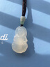 靳钰轩 冰种玉髓观音佛吊坠男女情侣款玛瑙观音佛挂件玉佩 白玉髓观音 大号 实拍图
