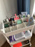 康而普（CANPOST）美容院美容车纹绣美睫仪器手推车美容移动多功能置物架美发小推车 医美推车二层无抽屉奶油白5 实拍图