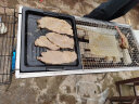捷昇烧烤架 家用不锈钢烧烤炉 户外便携烤肉架野餐碳烤箱木炭烤炉套餐 实拍图