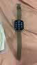 MSSM适用苹果手表表带apple watch手表小蛮腰真皮女表带iwatch S11/ultra3/S10/9/SE3 褐色44/45/46/49 实拍图