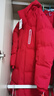 巴拉巴拉童装儿童羽绒服男童外套女童宝宝年冬装大绒被亲子装时尚长款加厚 新年红B版-灰鸭绒 130 实拍图