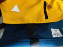 ACROSS斜挎包男女士包包潮流单肩邮差包学生电脑包大容量挎包运动骑行包 黄蓝加大版 实拍图