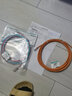 PANDUIT 泛达超六类细网线CAT6A类跳线家用电脑宽带POE监控万兆高速成品线 赤茶橘 5米 实拍图