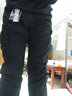 季言工装裤男士束脚裤男春夏小脚休闲裤修身运动长裤多袋男裤子 黑色（束脚工装裤） 32 实拍图