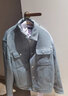 HLA海澜之家夹克男轻商务时尚系列翻领工装外套男春秋 实拍图