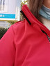 悍獸 户外冲锋衣三合一女秋冬加绒加厚情侣两件套防风团购工作服外套 红色-女款(两件套) XL 实拍图