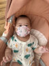 迈贝仕婴儿口罩儿童3d立体新生儿0-6个月到一岁半女童宝宝小熊款10枚 实拍图
