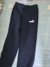 彪马（PUMA）运动裤男裤 26新款健身跑步宽松梭织快干束脚卫裤透气长裤男 【主推款】黑色-彪马白/梭织干爽 S 170【推荐体重100-120斤】 实拍图