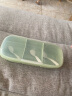 拜格（BAYCO） 调料盒多格配3个勺子调味罐子佐料盒带盖调味料收纳盒绿色BJ2359 晒单实拍图