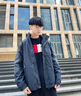 罗蒙（ROMON）冲锋衣套装男女 冬季三合一加绒加厚冲锋衣裤滑雪服两件套 男款黑色套装 XL 实拍图