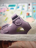 G.duck小黄鸭夏季0-1-6岁凉鞋软底韩版凉鞋包头男女童宝宝学步防滑软底 紫色 16码 内长13cm 实拍图