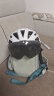 洛克兄弟（ROCKBROS） 骑行头盔山地公路自行车头盔男女带风镜一体成型炫彩安全帽 钛色：58-62cm 灰色+透明镜片 实拍图