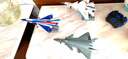 成真仿真战机地带战斗机航天飞机轰炸机歼十回力合金飞机模型儿童玩具 国产歼系列（ 歼10+歼15+歼20） 实拍图