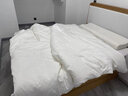 桐乡100%桑蚕丝被芯纯手工天然蚕丝被优质长丝四季被秋冬被子母被 桑蚕丝净重6斤(总重约8斤） 200x230cm【白色全棉】 实拍图